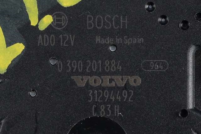 Viskermotor bakrute til Volvo V40 2012-2019  (BOSCH|0 390 201 884|31294492|)