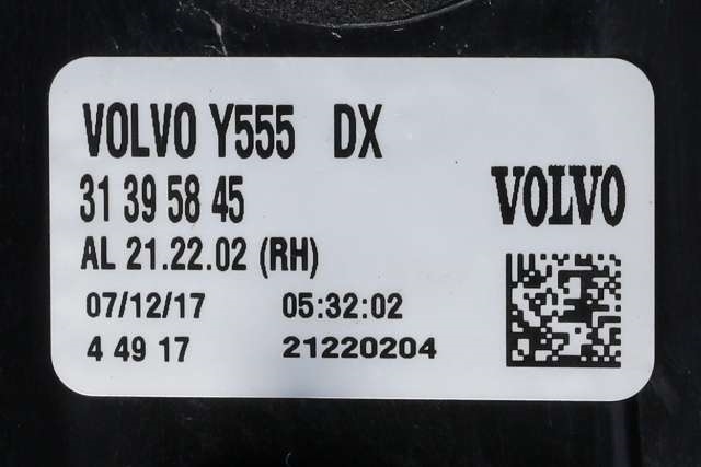 Baklykt høyre til Volvo V40 2012-2019  (VOLVO|31395845|)