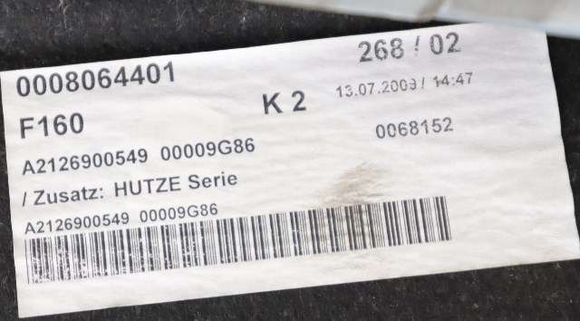 Innredning diverse til Mercedes E-Klasse 2009-2013 (Fase 1) (W212) (W212) (MERCEDES|A 212 690 05 49|)