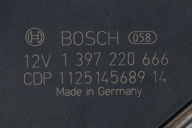 Viskermotor frontrute komplett m/overføring til Mercedes E-Klasse 2009-2013 (Fase 1) (W212) (W212) (BOSCH|3 397 021 442|A 212 820 12 40|)