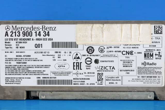Bilstereo navigasjon til Mercedes E-Klasse 2016-2023 (W213) (W213) (MERCEDES|A 213 900 14 34|)