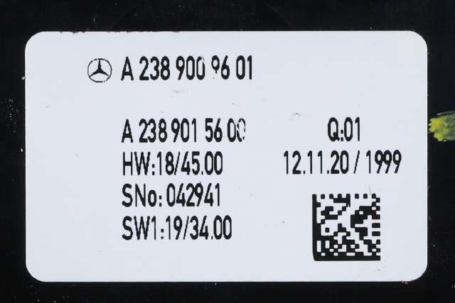 Bilstereo navigasjon betjeningspanel til Mercedes E-Klasse 2016-2023 (W213) (W213) (MERCEDES|A 238 900 96 01|)