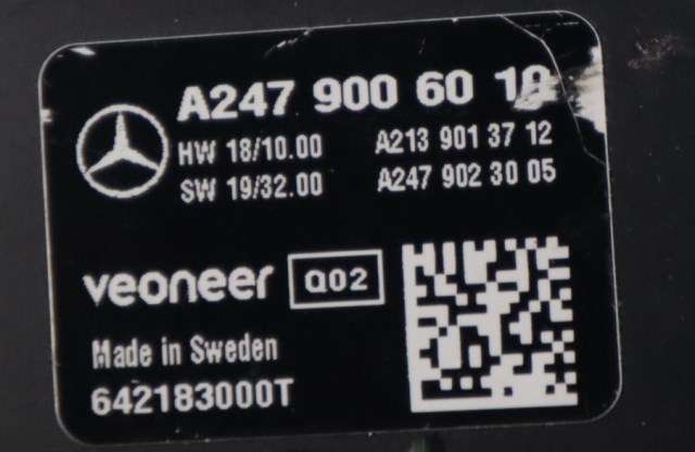 Kamera til Mercedes E-Klasse 2016-2023 (W213) (W213) (MERCEDES|A 247 900 60 10|)
