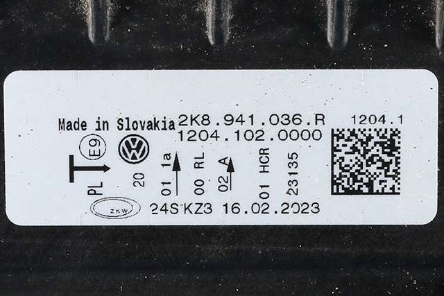 Frontlykt høyre full-LED til VW Caddy 2020-->> (Type IV)  (VAG|2K8 941 036 R|)