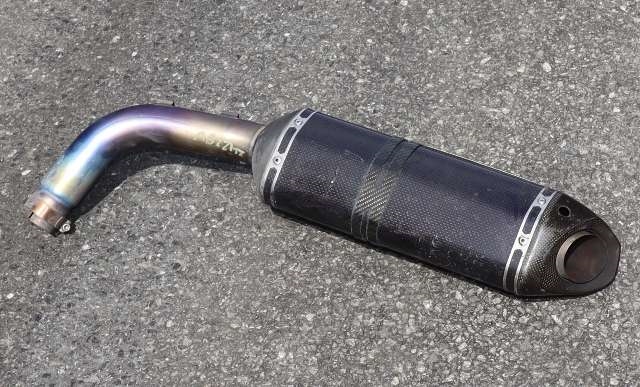 MC, Eksos bakre venstre til MC Yamaha YZF-R1 2009-2014  (AKRAPOVIC|)