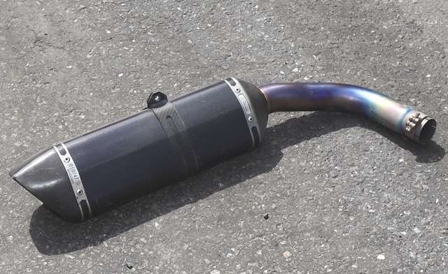 MC, Eksos bakre venstre til MC Yamaha YZF-R1 2009-2014  (AKRAPOVIC|)