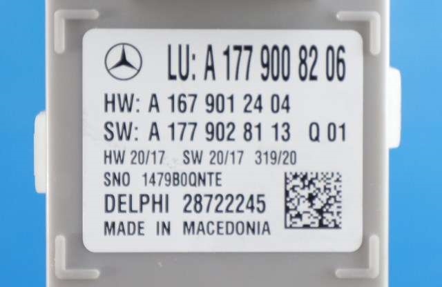 Styreenhet lys (LCM - Light Control Module) til Mercedes E-Klasse 2016-2023 (W213) (W213) (MERCEDES|A 177 900 82 06|)
