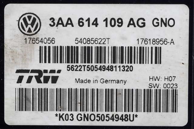 ABS sentral til VW Passat 2011-2015 (B7) (B7) (VAG|3AA 614 109 AG|)
