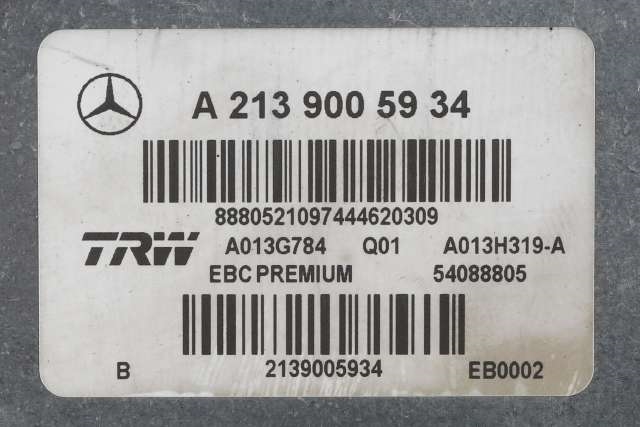 ABS sentral til Mercedes E-Klasse 2016-2023 (W213) (W213) (MERCEDES|A 213 900 59 34|)