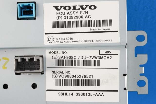 Bilstereo navigasjon skjerm til Volvo V40 2012-2019  (VOLVO|31382906|)