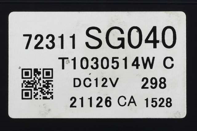Varmeapparat betjening til Subaru Forester 2013-2019 (Type IV) (SUBARU|72311-SG040|)