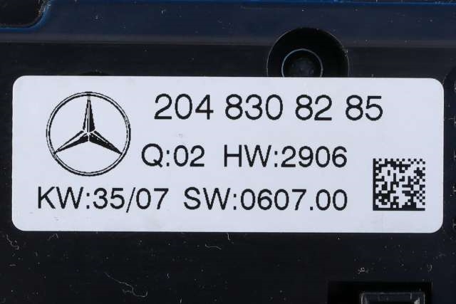 Varmeapparat betjening til Mercedes C-Klasse 2007-2011 (Fase 1) (W204) (W204) (MERCEDES|204 830 82 85|)