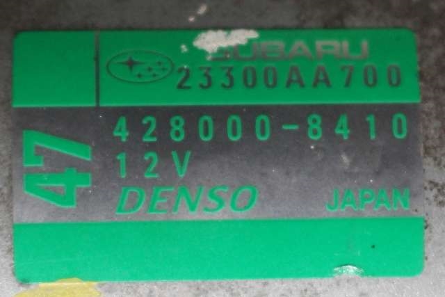 Starter til Subaru Forester 2013-2019 (Type IV)  (DENSO|428000-8410|23300-AA700|)