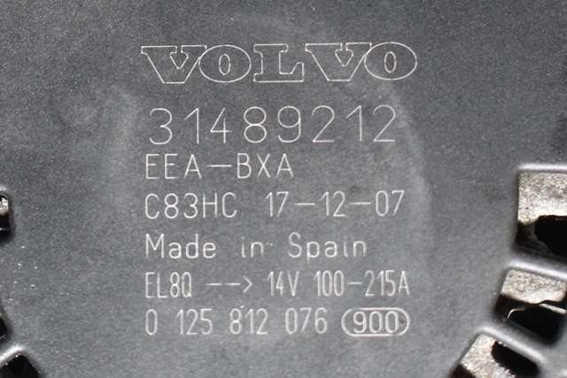 Dynamo til Volvo V40 2012-2019  (BOSCH|0 125 812 076|31489212|)