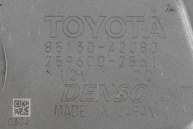 Viskermotor bakrute til Toyota RAV4 2013-2015 (Type IV, Fase 1)  (DENSO|259600-2561|85130-42080|)