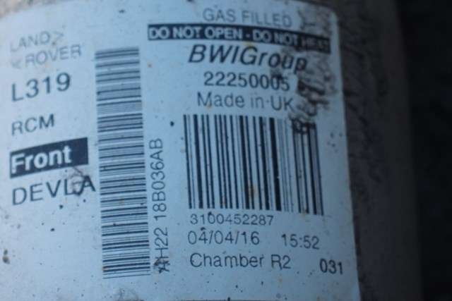 Fjærbein høyre foran til Land Rover Discovery 2009-2017 (Type IV)  (LAND ROVER|AH22-18B036AB|)