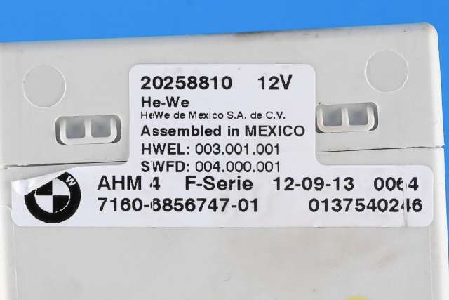 Styreenhet hengerfeste til BMW 3-Serie 2012-2018 (F30/F31/F34) (F30/F31/F34) (BMW|71.60-6 856 747|)
