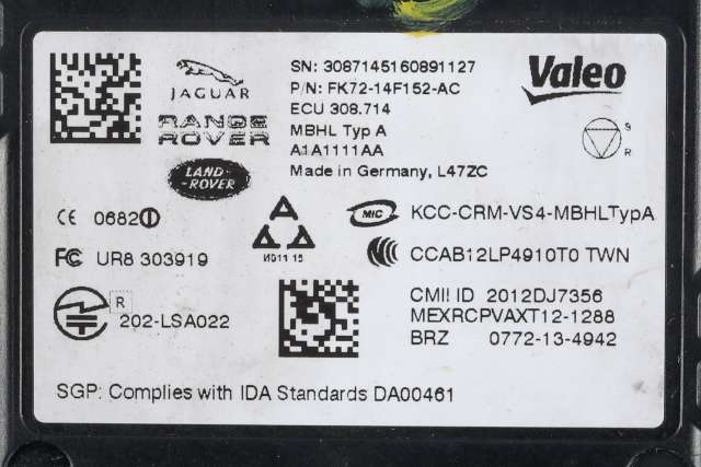 Sensor blindsone til Land Rover Discovery 2009-2017 (Type IV)  (LAND ROVER|FK72-14F152-AC|)