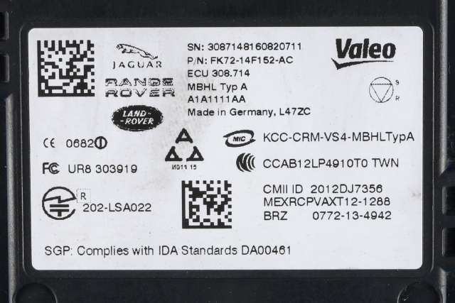 Sensor blindsone til Land Rover Discovery 2009-2017 (Type IV) (LAND ROVER|FK72-14F152-AC|)