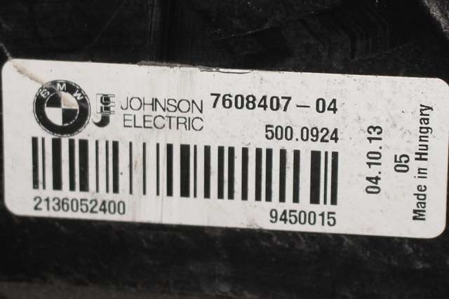 Kjølevifte til BMW 3-Serie 2012-2018 (F30/F31/F34) (F30/F31/F34) (BMW|7 608 407|)