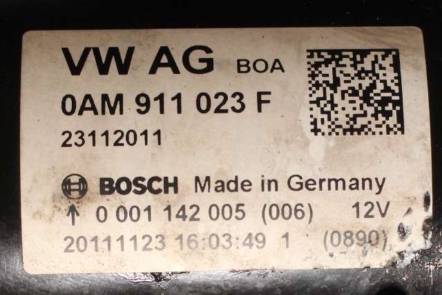 Starter til VW Passat 2011-2015 (B7) (B7) (BOSCH|0 001 142 005|0AM 911 023 F|)