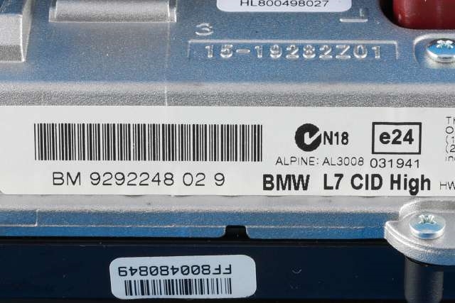 Bilstereo navigasjon skjerm til BMW 3-Serie 2012-2018 (F30/F31/F34) (F30/F31/F34) (BMW|9 292 248|)