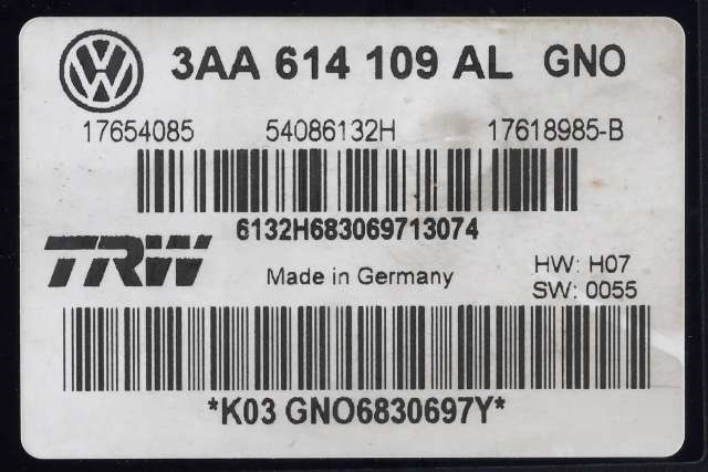 ABS sentral til VW Passat 2011-2015 (B7) (B7) (VAG|3AA 614 109 AL|)