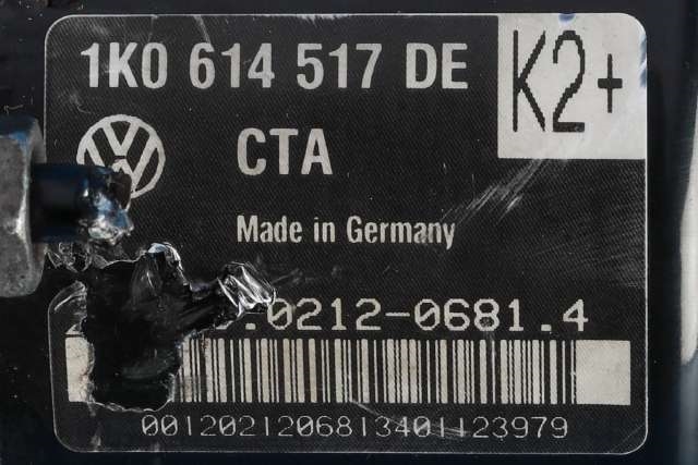 ABS sentral til Škoda Yeti 2009-2013 (Fase 1)  (VAG|1K0 614 517 DE|)