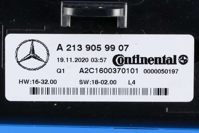 Varmeapparat betjening til Mercedes E-Klasse 2016-2023 (W213) (W213) (MERCEDES|A 213 905 99 07|)
