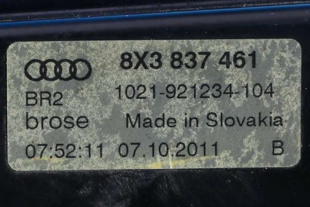 Ruteheis venstre til Audi A1 2010-2014 (Type I, Fase 1) (VAG|8X3 837 461|8K0 959 801 C|)