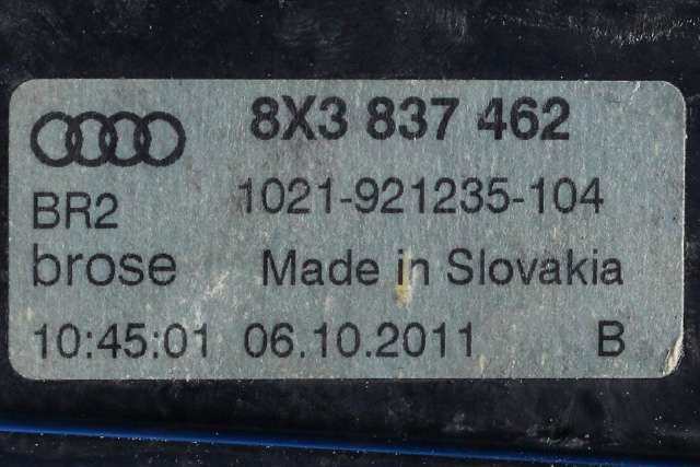 Ruteheis høyre til Audi A1 2010-2014 (Type I, Fase 1) (VAG|8X3 837 462|8K0 959 802 C|)