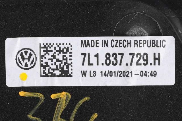 Ruteheis venstre foran til VW Transporter / Caravelle 2019-->> (T6.1) (T6.1) (VAG|7L2 959 405|7L1 837 729 H|)