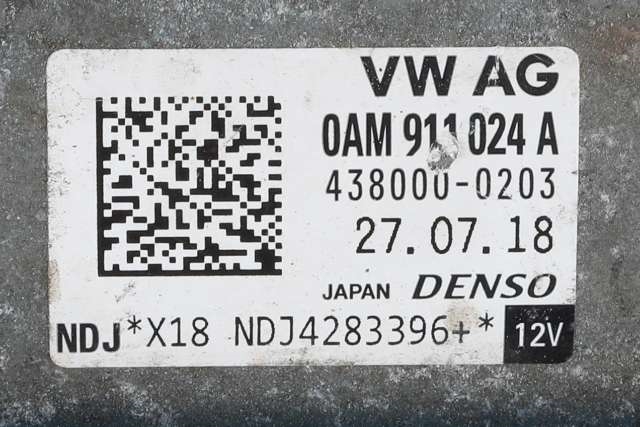 Starter til VW Polo 2017-2021 (Type VI, Fase 1) (DENSO|438000-0203|0AM 911 024 A|)