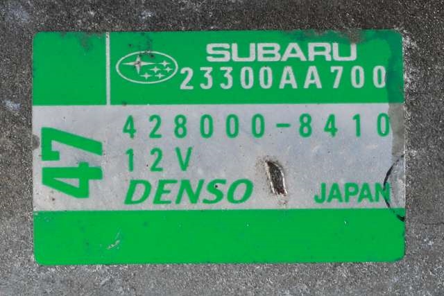 Starter til Subaru Forester 2013-2019 (Type IV)  (DENSO|428000-8410|23300-AA700|)