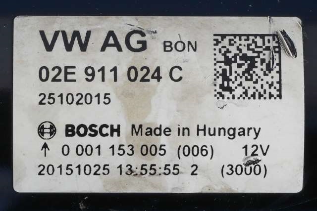 Starter til Audi A3 2016-2020 (Type III, Fase 2)  (BOSCH|0 001 153 005|02E 911 024 C|)