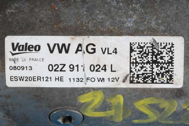 Starter diesel til VW Golf VII 2012-2017 (Fase 1)  (VALEO|ESW20ER121|02Z 911 024 L|)