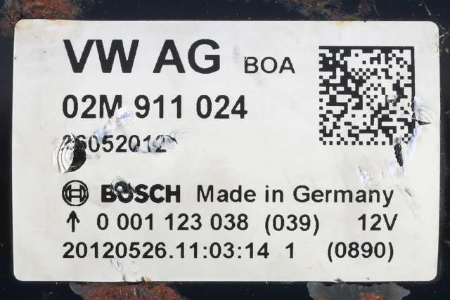 Starter diesel til Škoda Octavia 2009-2013 (Type II, Fase 2)  (BOSCH|0 001 123 038|02M 911 024|)