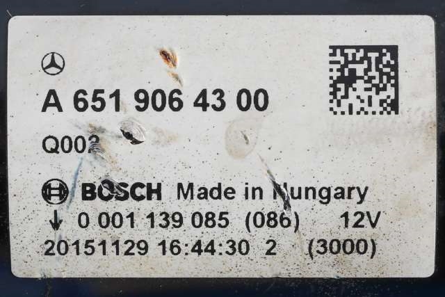 Starter diesel til Mercedes Vito 2014-->> (W447) (W447) (BOSCH|0 001 139 085|A 651 906 43 00|)