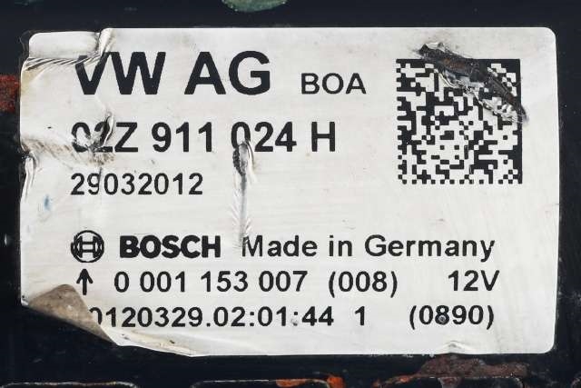 Starter diesel til VW Caddy 2010-2015 (Type III, Fase 2)  (BOSCH|0 001 153 007|02Z 911 024 H|)
