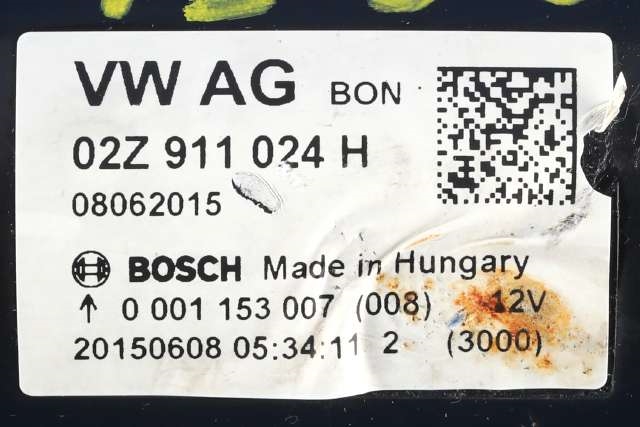 Starter diesel til VW Caddy 2015-2020 (Type III, Fase 3)  (BOSCH|0 001 153 007|02Z 911 024 H|)