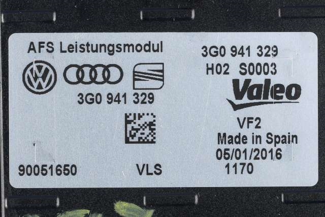 Styreenhet lys (LCM - Light Control Module) til VW Passat 2015-2019 (Fase 1) (B8) (B8) (VAG|3G0 941 329|)