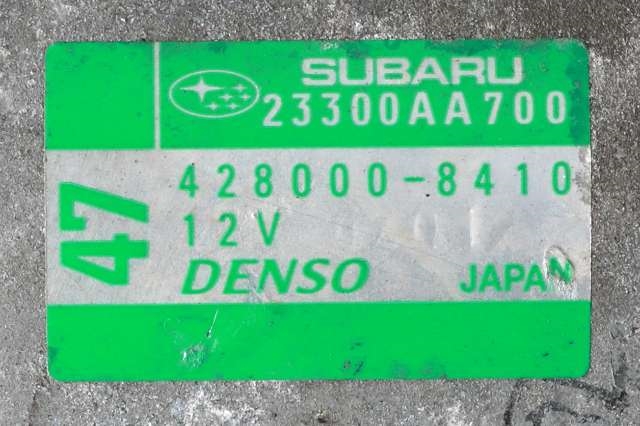 Starter til Subaru Impreza 2013-2017 (Type IV)  (DENSO|428000-8410|23300-AA700|)