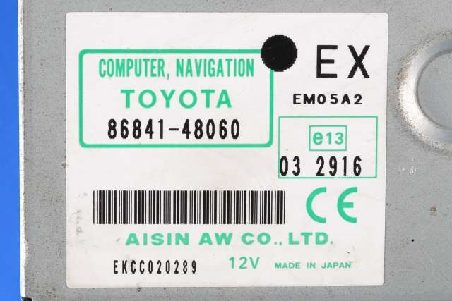 Bilstereo navigasjon spiller til Lexus RX 2003-2009 (Type II) (XU30) (XU30) (TOYOTA|86841-48060|)