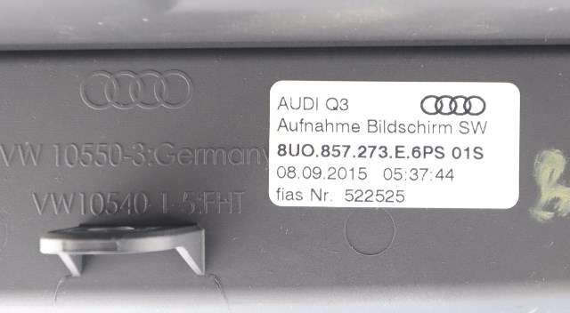 Bilstereo navigasjon skjerm til Audi Q3 2015-2018 (Type I, Fase 2)