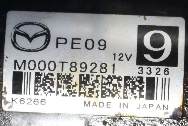 Starter til Mazda 6 2013-2015 (Type III, Fase 1)  (MITSUBISHI|M000T89281|)