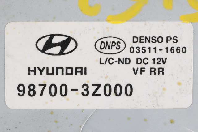 Viskermotor bakrute til Hyundai i40 2012-2017  (DENSO|03511-1660|98700-3Z000|)