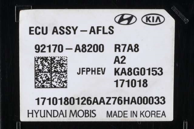 Styreenhet diverse til Kia Optima 2017-2020  (KIA|92170-A8200|)