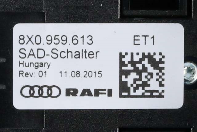 Taklyspanel til Audi Q3 2015-2018 (Type I, Fase 2)  (VAG|8X0 947 135 AK|)