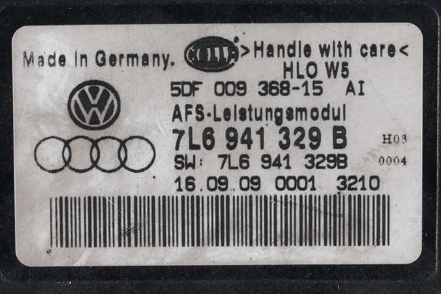 Styreenhet lys (LCM - Light Control Module) til VW Tiguan 2007-2011 (Type I, Fase 1)  (HELLA|5DF 009 368-15|7L6 941 329 B|)