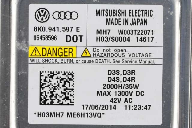 Styreenhet xenon/ballast til VW Tiguan 2011-2016 (Type I, Fase 2)  (VAG|8K0 941 597 E|)
